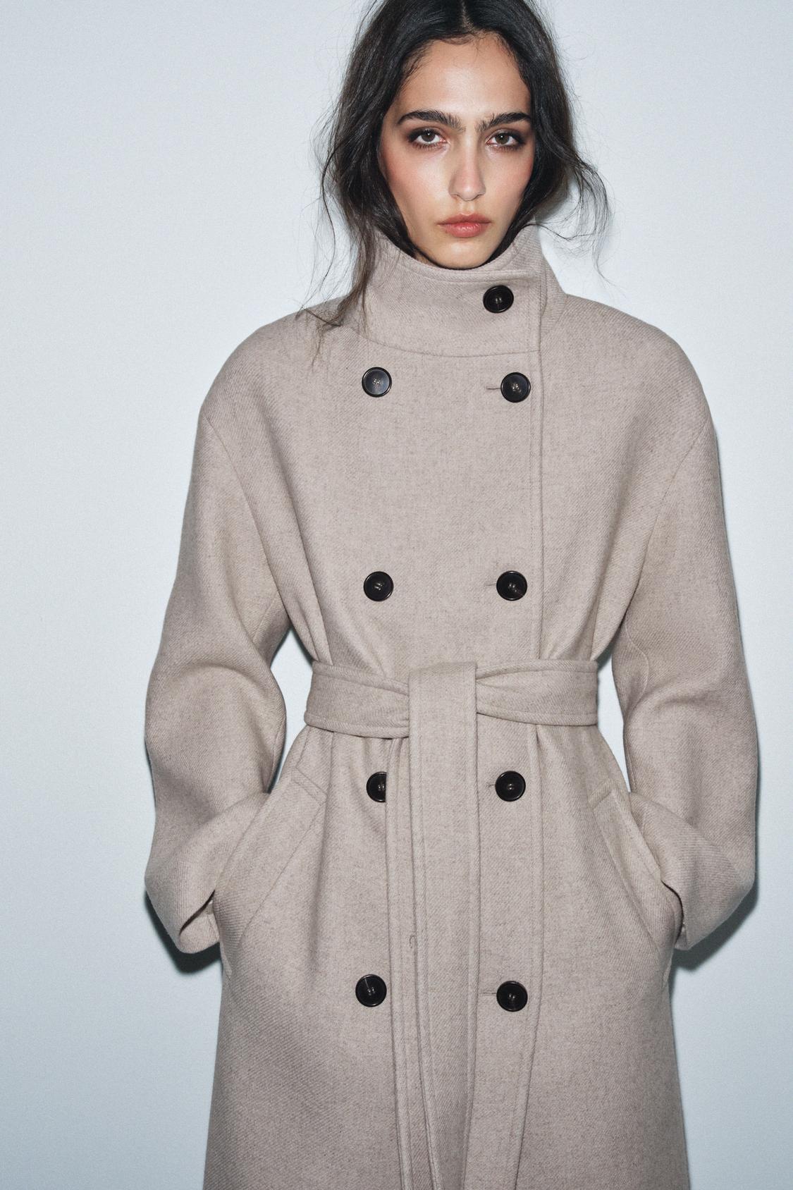 Amara Belted Wool Coat